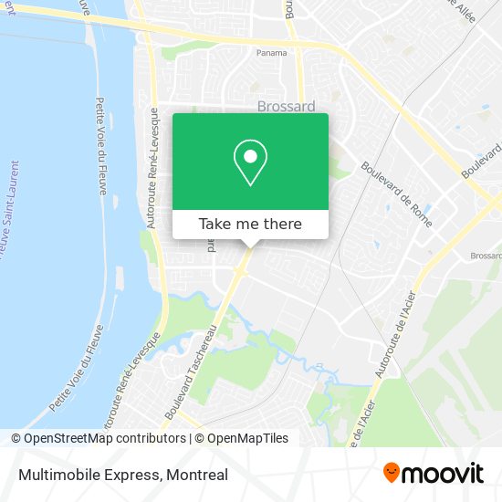 Multimobile Express map