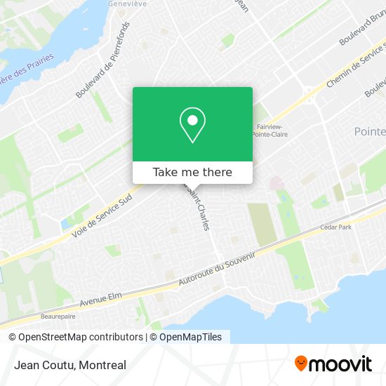 Jean Coutu map