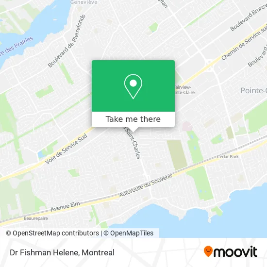 Dr Fishman Helene map