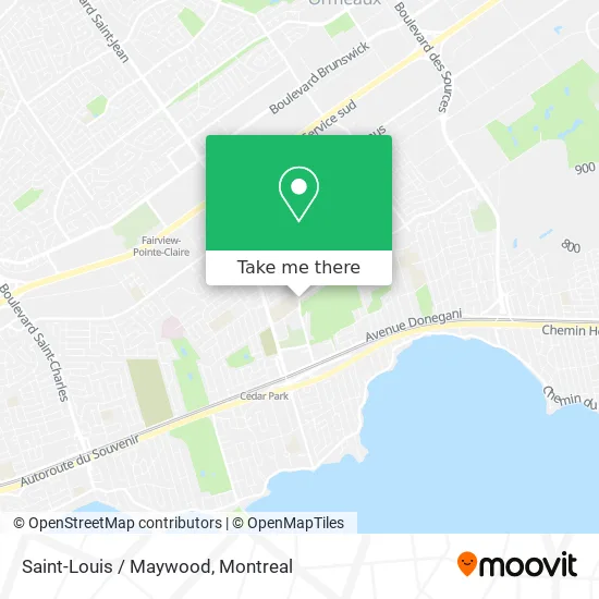 Saint-Louis / Maywood map