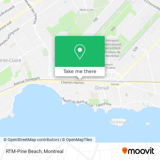 RTM-Pine Beach map