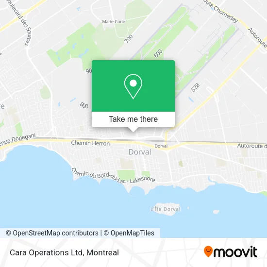 Cara Operations Ltd map
