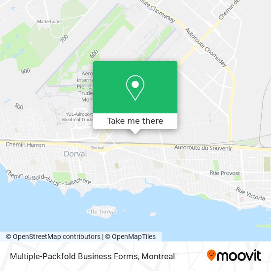 Multiple-Packfold Business Forms map