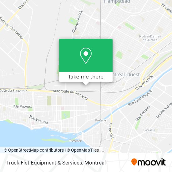 Truck Flet Equipment & Services map