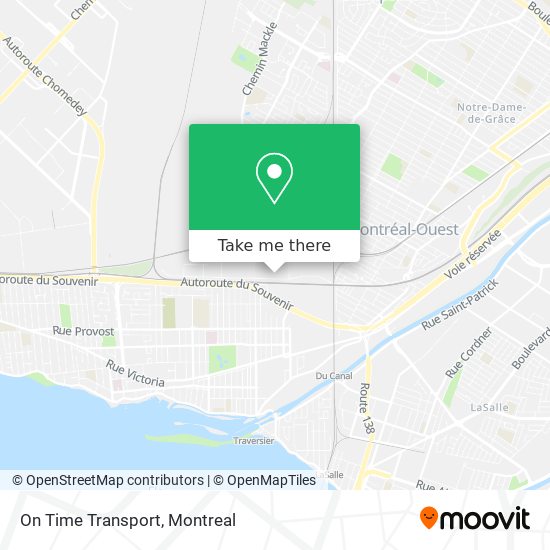 On Time Transport map