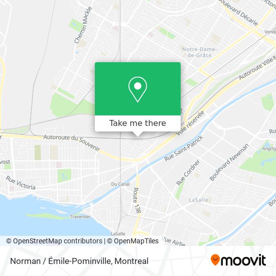 Norman / Émile-Pominville map