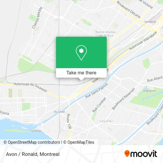 Avon / Ronald map
