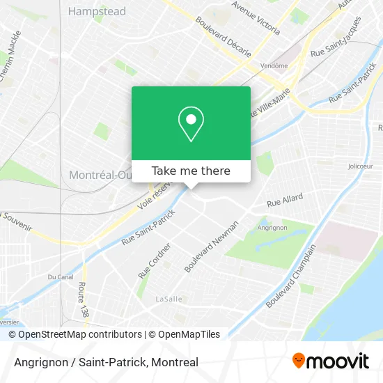 Angrignon / Saint-Patrick map