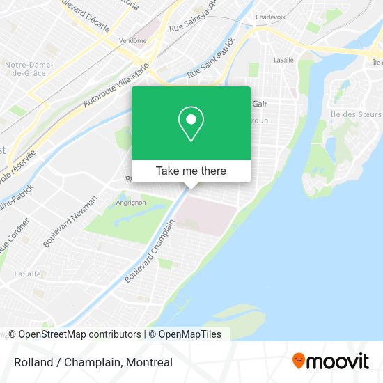 Rolland / Champlain map