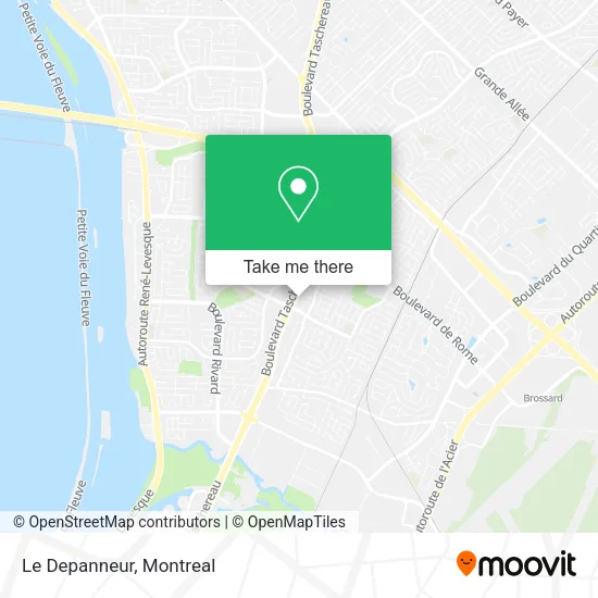 Le Depanneur map