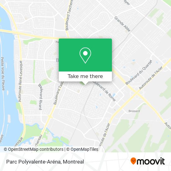 Parc Polyvalente-Aréna map