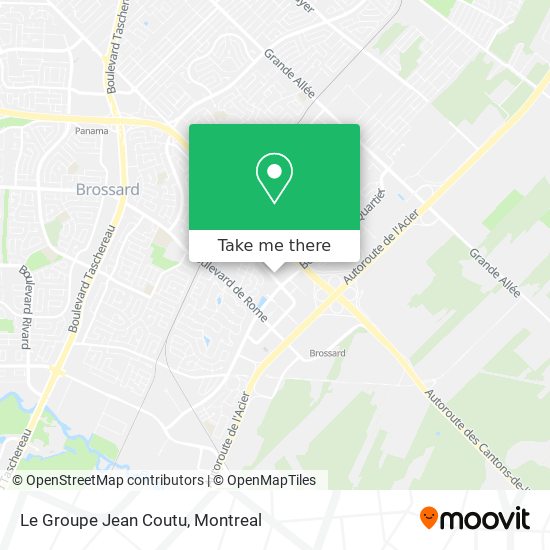 Le Groupe Jean Coutu map