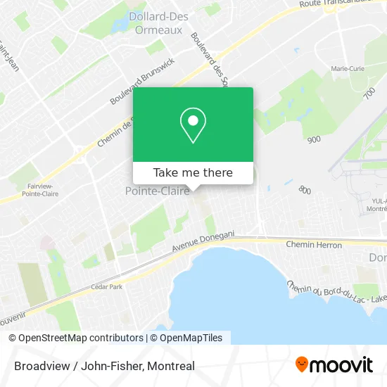 Broadview / John-Fisher map