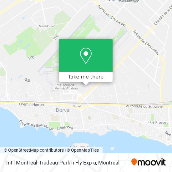 Int'l Montréal-Trudeau-Park'n Fly Exp a map