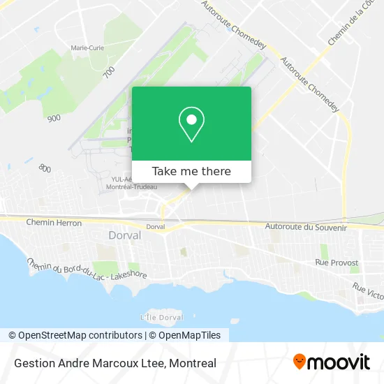 Gestion Andre Marcoux Ltee map