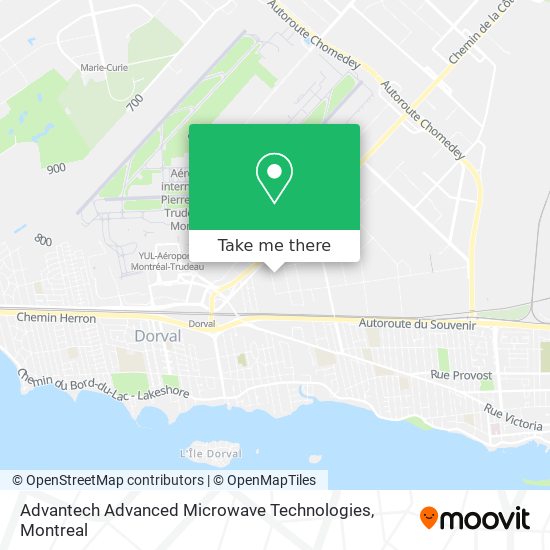 Advantech Advanced Microwave Technologies map