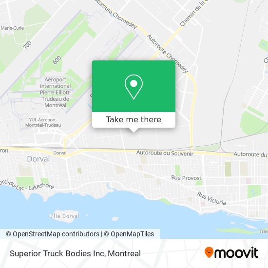 Superior Truck Bodies Inc map