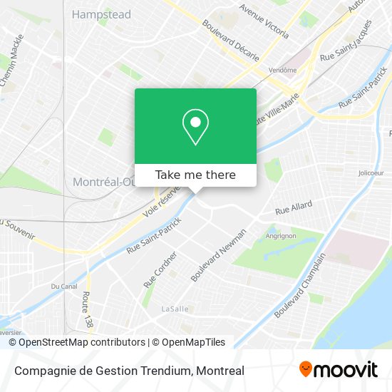 Compagnie de Gestion Trendium map