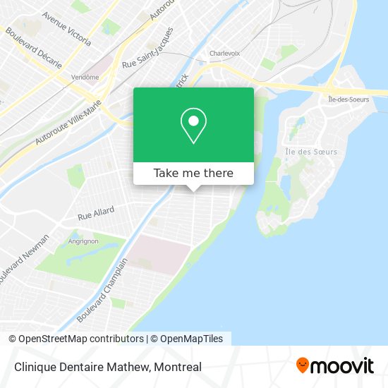 Clinique Dentaire Mathew map