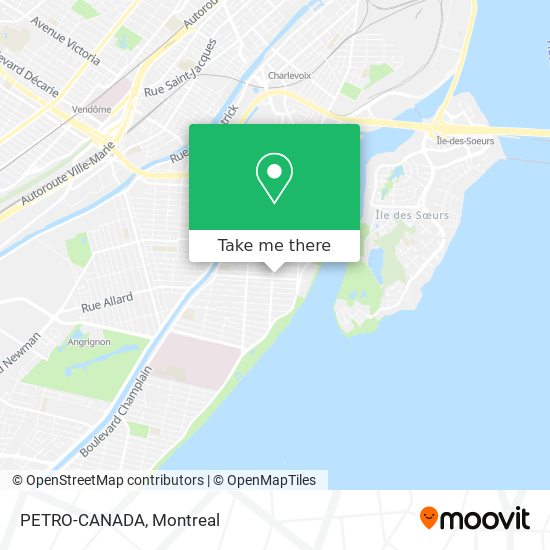 PETRO-CANADA map