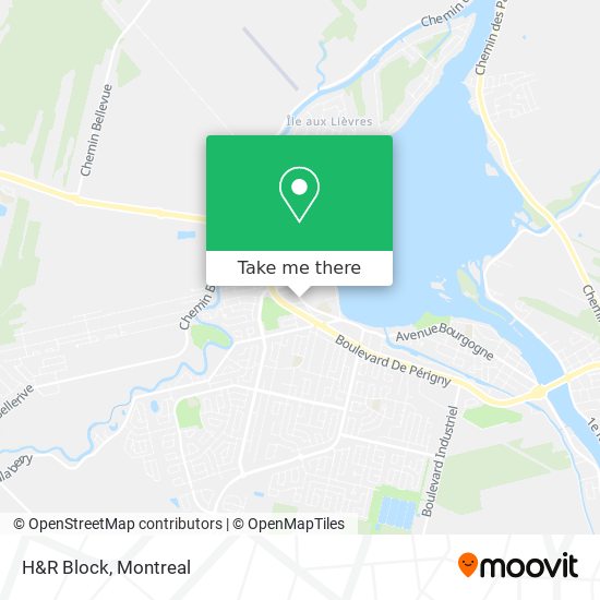 H&R Block map