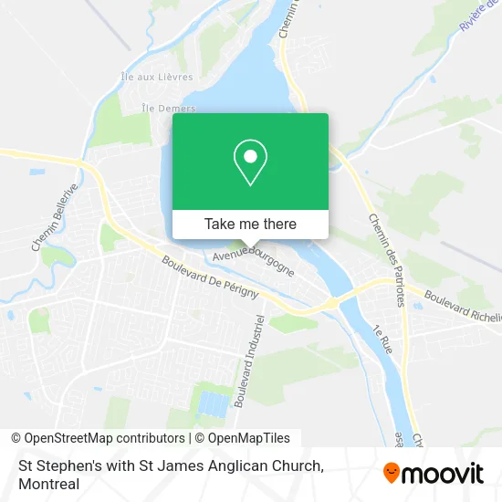 St Stephen's with St James Anglican Church map