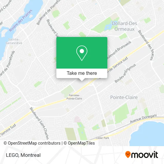 LEGO map