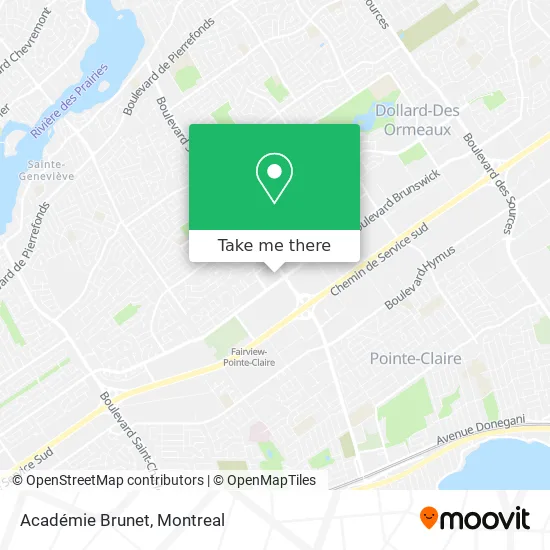 Académie Brunet map