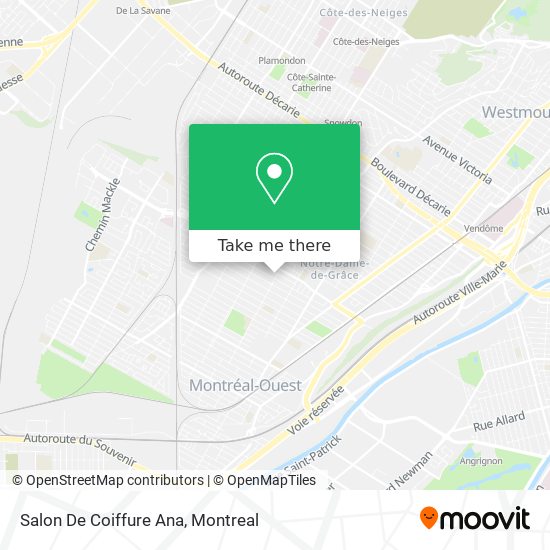 Salon De Coiffure Ana map