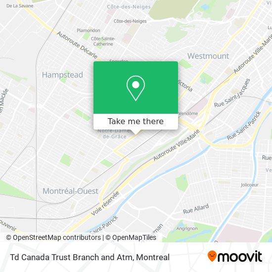 Td Canada Trust Branch and Atm map