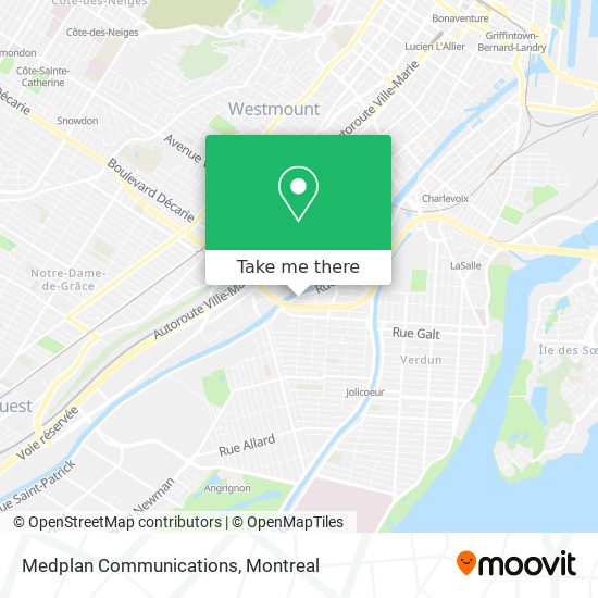 Medplan Communications map