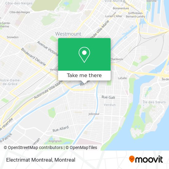 Electrimat Montreal map