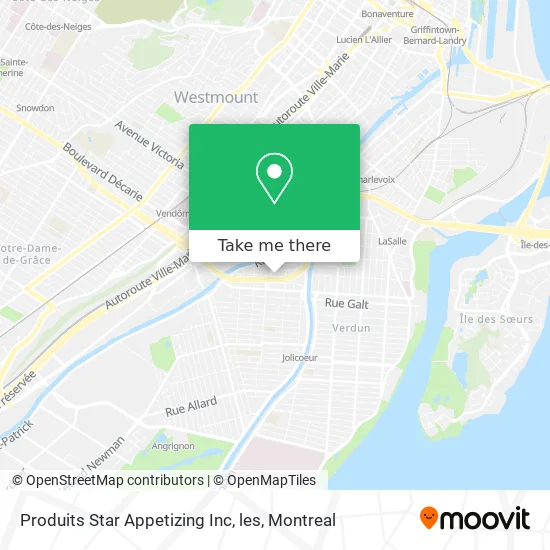 Produits Star Appetizing Inc, les map