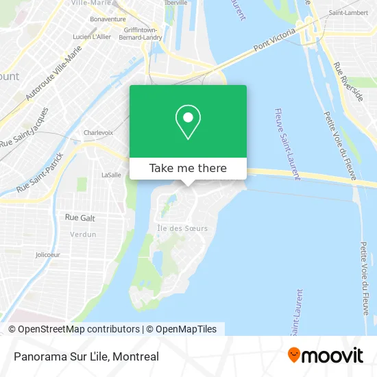 Panorama Sur L'ile map