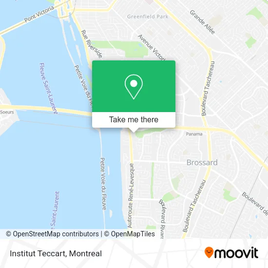 Institut Teccart map