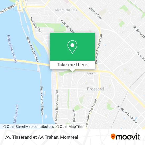 Av. Tisserand et Av. Trahan map