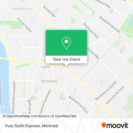 Yuzu Sushi Express map