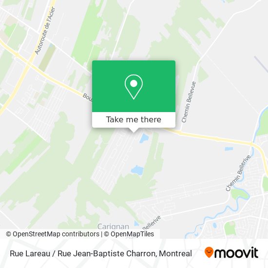 Rue Lareau / Rue Jean-Baptiste Charron map