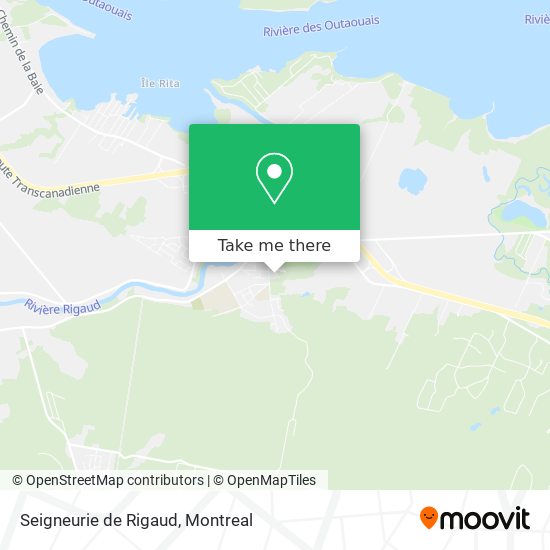 Seigneurie de Rigaud map