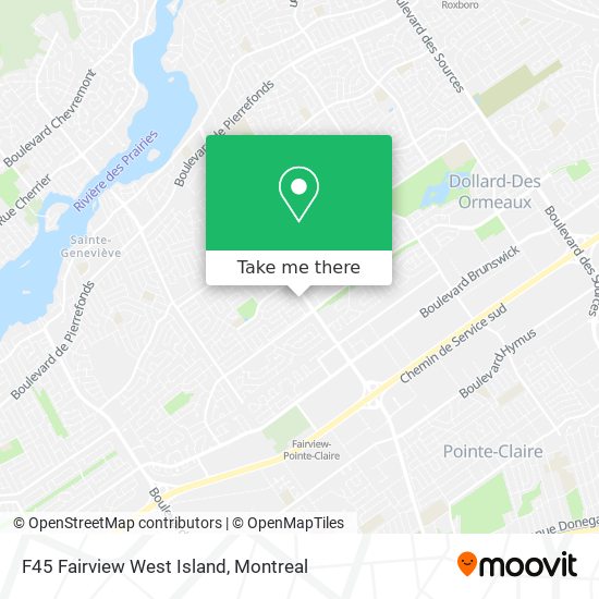 F45 Fairview West Island map