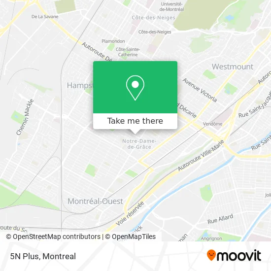 5N Plus map
