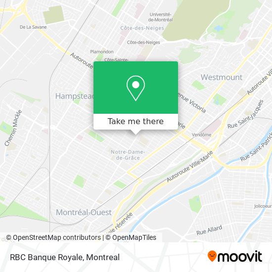 RBC Banque Royale map