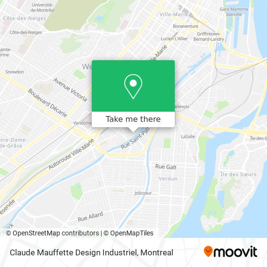 Claude Mauffette Design Industriel map