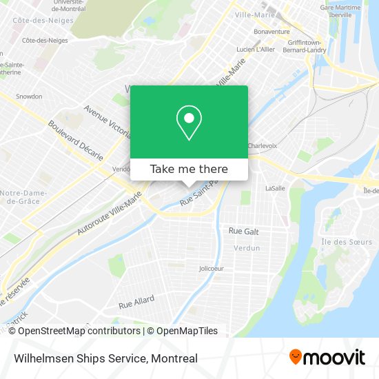 Wilhelmsen Ships Service map