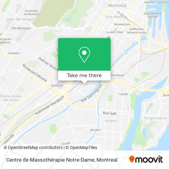 Centre de Massothérapie Notre-Dame map