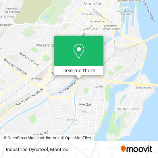 Industries Dynatool map