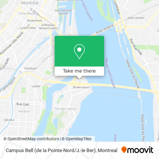 Campus Bell (de la Pointe-Nord / J.-le Ber) map