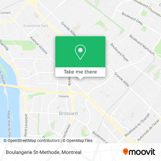 Boulangerie St-Methode map