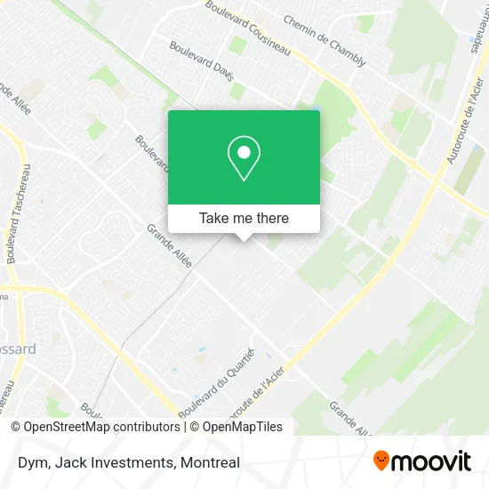 Dym, Jack Investments map
