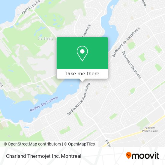 Charland Thermojet Inc map